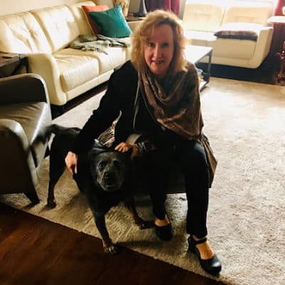 Janet with Angus