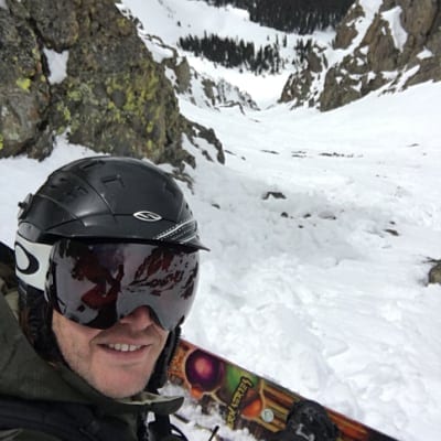 Ben Graham snowboarding