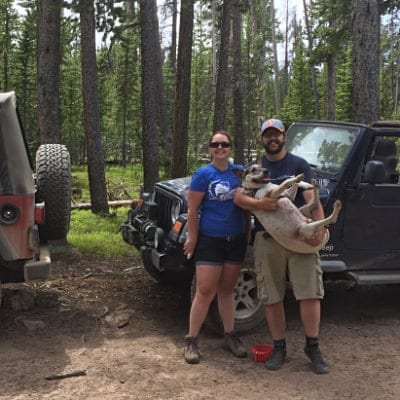 Jordi Kimbrough with Jeeps & family