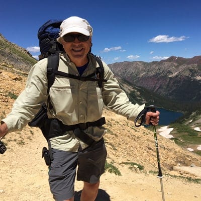 Mark Lane hiking