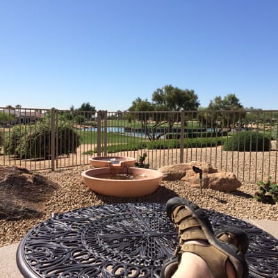 Scott Olson relaxing