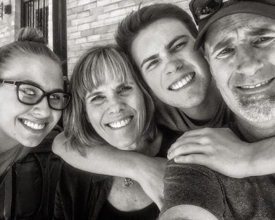 Robby Schwarz with family